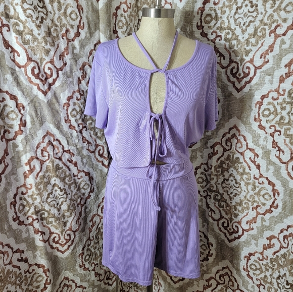 Shein purple short set - Picture 5 of 5